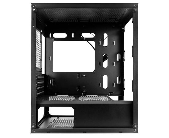  Корпус 1STPLAYER Firebase X3-M X3-M-BK-4F1 Black mATX TG 4x120mm LED fans inc 