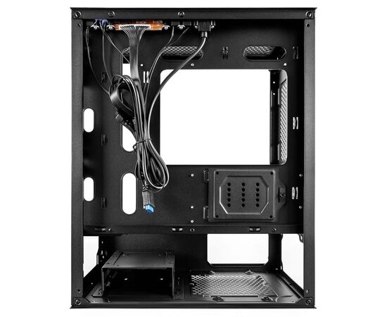  Корпус 1STPLAYER Firebase X3-M X3-M-BK-4F1 Black mATX TG 4x120mm LED fans inc 