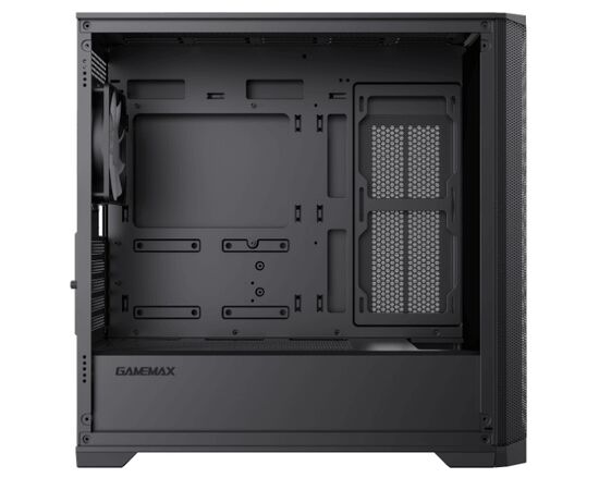  Корпус GameMax Destroyer TGB, mATX, black, w/o psu, w/1xUSB3.0+2xUSB2.0, Combo Audio, w/3x12cm ARGB front fan 