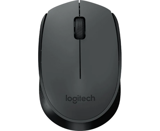  Мышь Logitech M170 (910-004658) оптическая беспроводная USB черный/темно-серый 