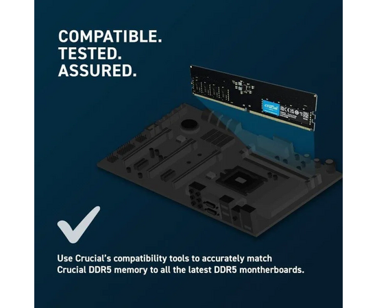  ОЗУ Crucial CT16G56C46U5 CL46 16GB DDR5 5600 DIMM , 1.1V 