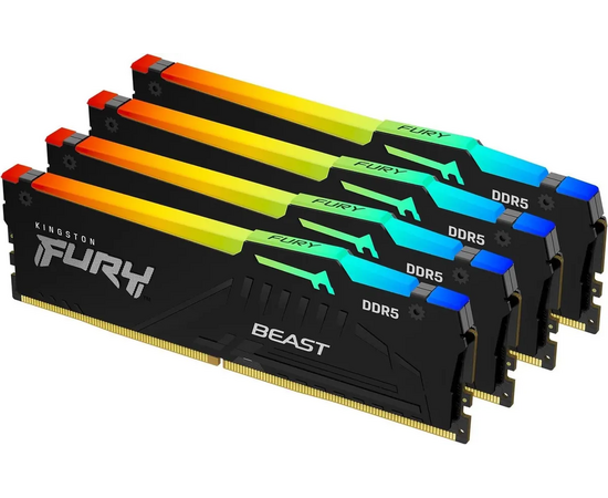  ОЗУ Kingston Fury Beast KF552C40BBAK4-64 DDR5 - 4x 16ГБ 5200МГц, DIMM, Ret 