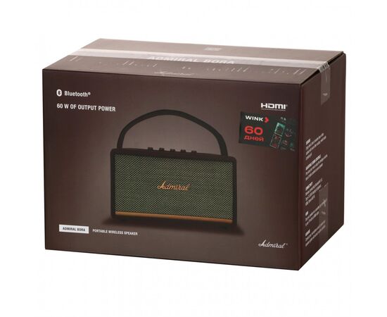  Портативная колонка Admiral Bora ADPS35BRN коричневый 