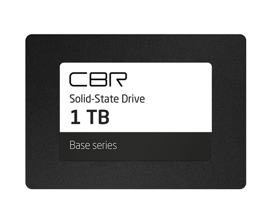  SSD CBR Base SSD-001TB-2.5-BS24b, 1024 GB, 2.5, SATA III 6 Gbit/s, 3D TLC NAND, R/W speed up to 550/500 MB/s, TBW 