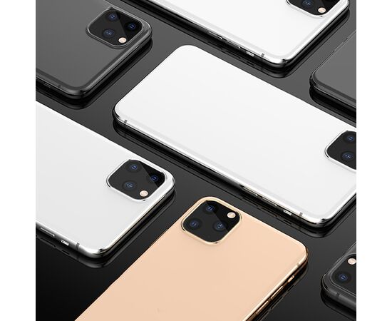  Защитное стекло на заднюю камеру HOCO A18 для iPhone 11 Pro/11 Pro Max, золотой 