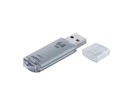  Флэш накопитель USB 64 Гб Smart Buy V-Cut 3.0 (grey) (85263) 